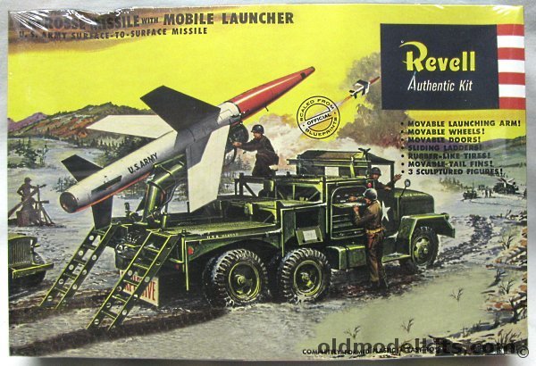 Revell 1/40 Martin Lacrosse Missile with Mobile Launcher - US Army Surface to Surface Missile, H1816 plastic model kit